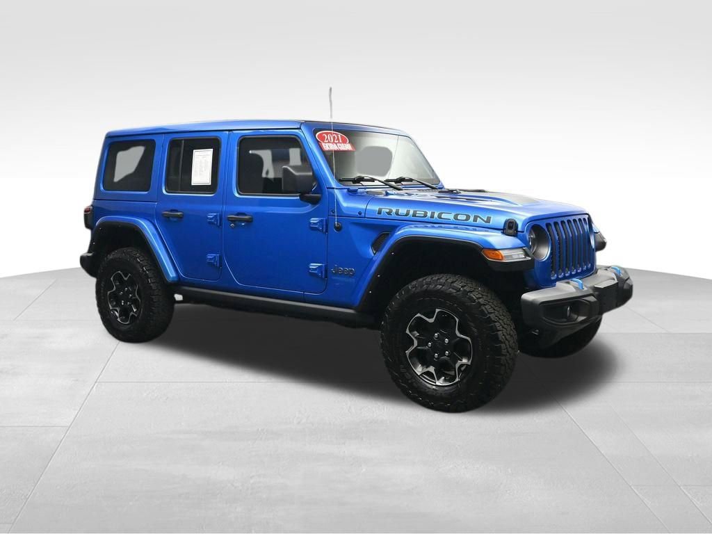 Used 2021 Jeep Wrangler Unlimited Rubicon 4xe w/ Cold Weather Group AWD/4WD image 7