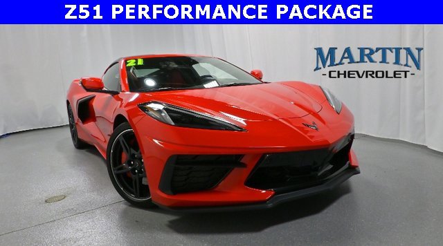 Used 2021 Chevrolet Corvette Stingray Preferred Cpe w/ Z51 Performance Package