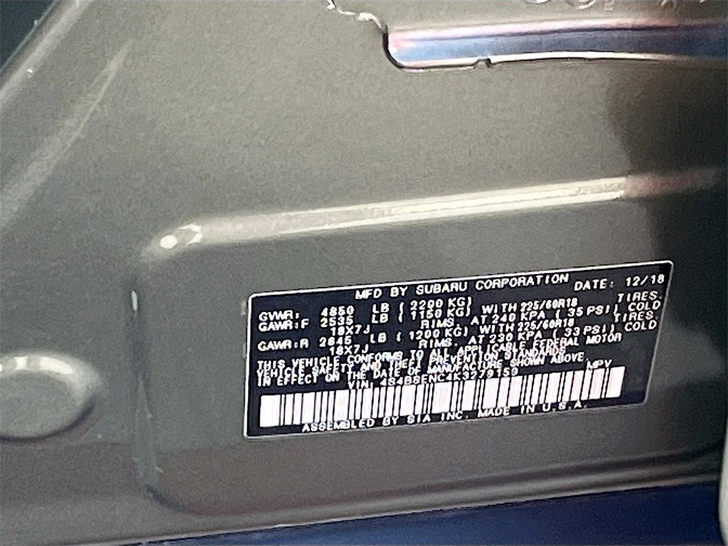 Used 2019 Subaru Outback 3.6R Limited image 34