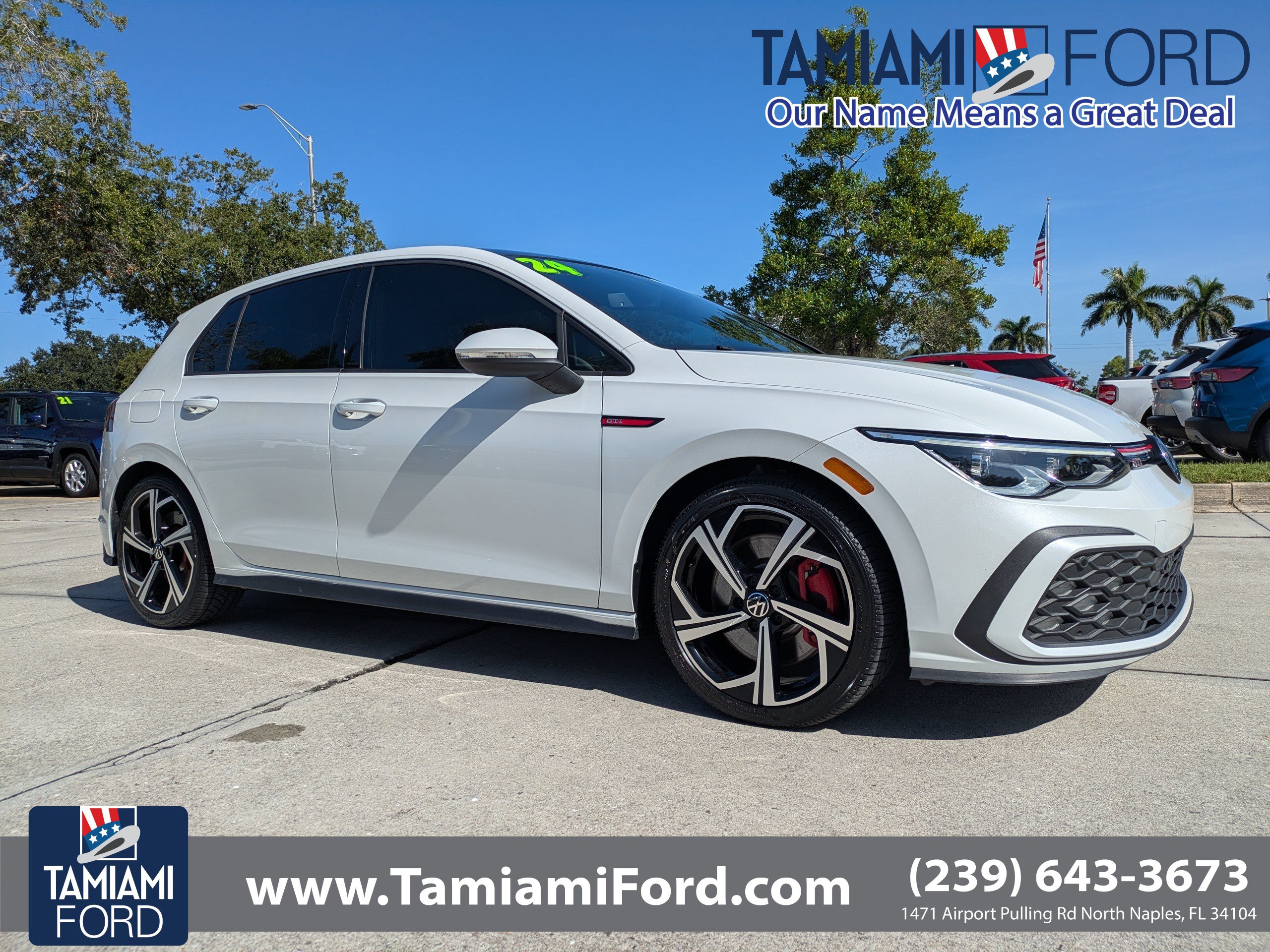 Used 2024 Volkswagen GTI SE FWD image 1