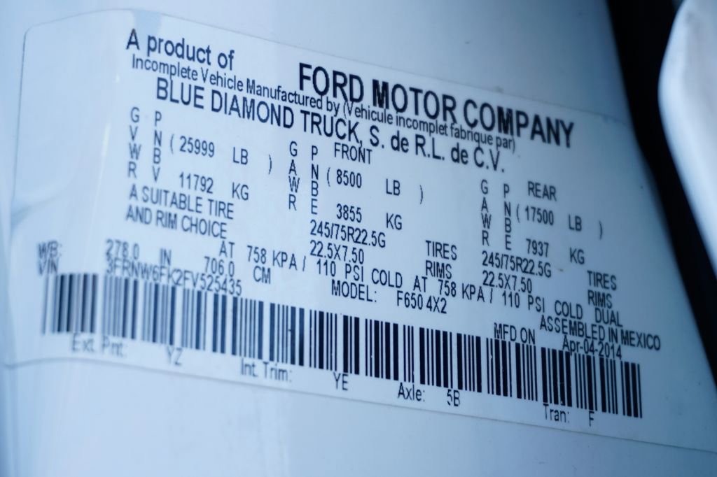 Used 2015 Ford F650 2WD Crew Cab Super Duty image 53