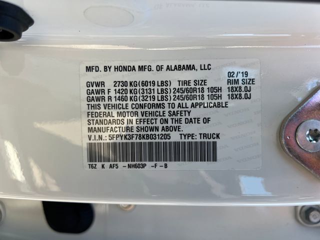 Used 2019 Honda Ridgeline RTL-E image 21