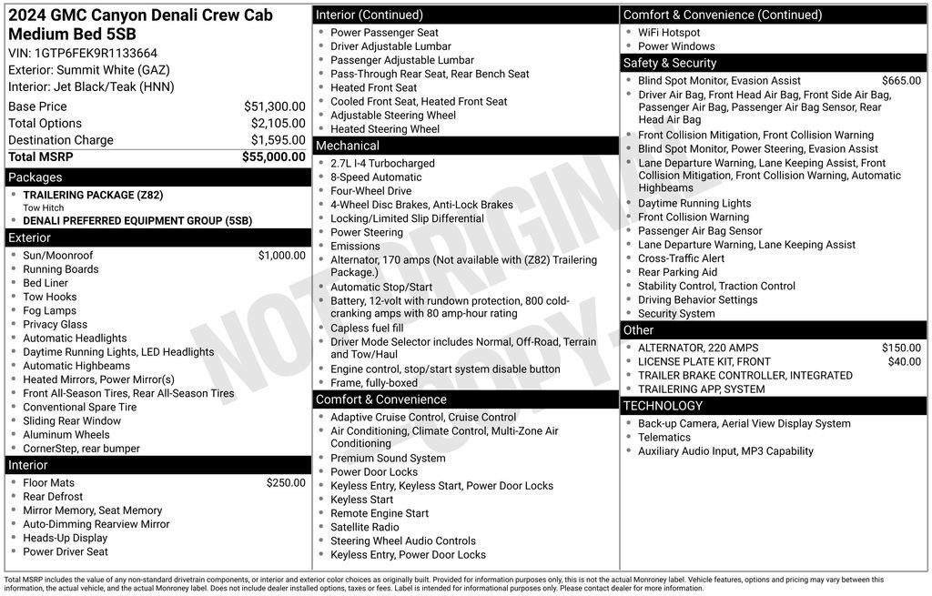 Used 2024 GMC Canyon Denali AWD/4WD image 26