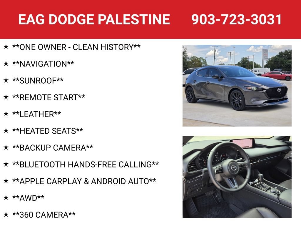 Used 2026 MAZDA MAZDA3 Hatchback w/Premium Plus Pkg AWD/4WD image 4