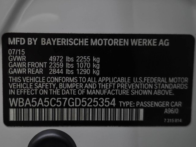 Used 2016 BMW 528i Sedan RWD image 44