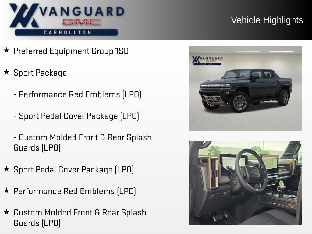 New 2025 GMC Hummer EV 3X w/ LPO, Sport Package image 5