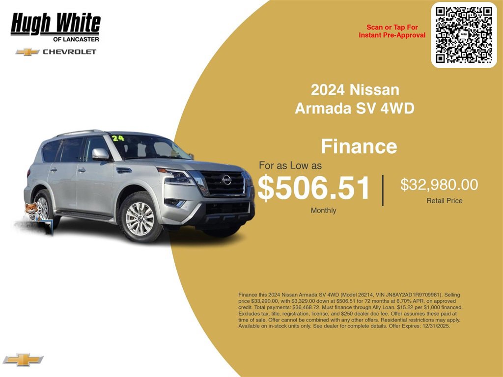 Used 2024 Nissan Armada SV image 3
