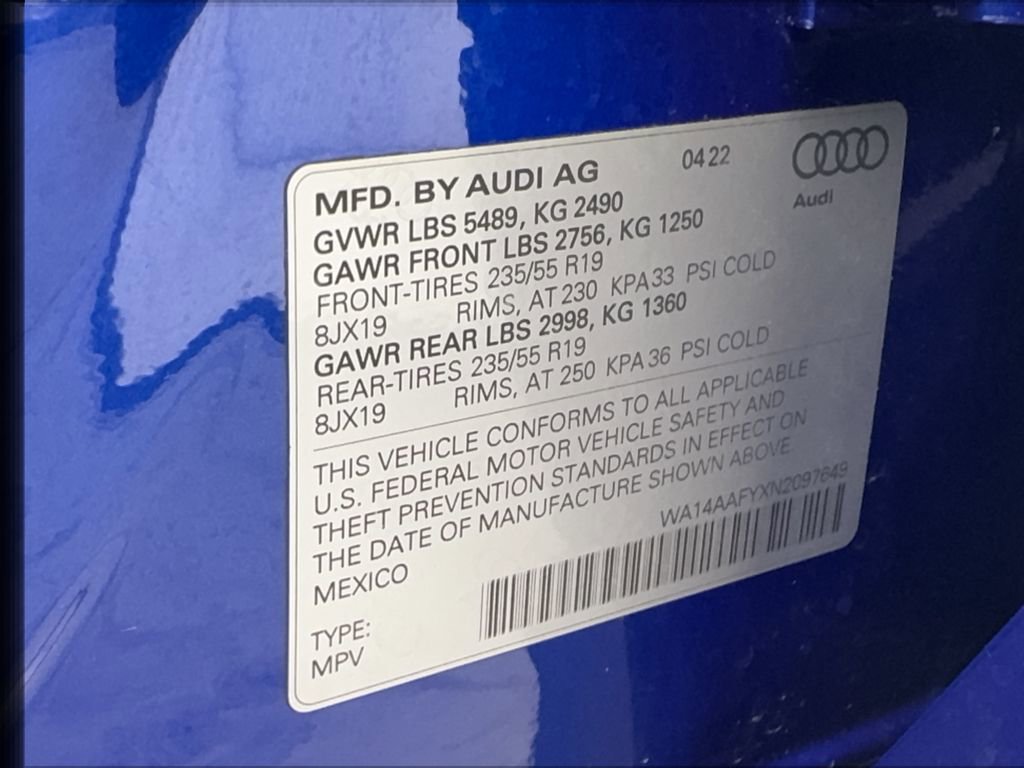 Used 2022 Audi Q5 2.0T Premium image 50