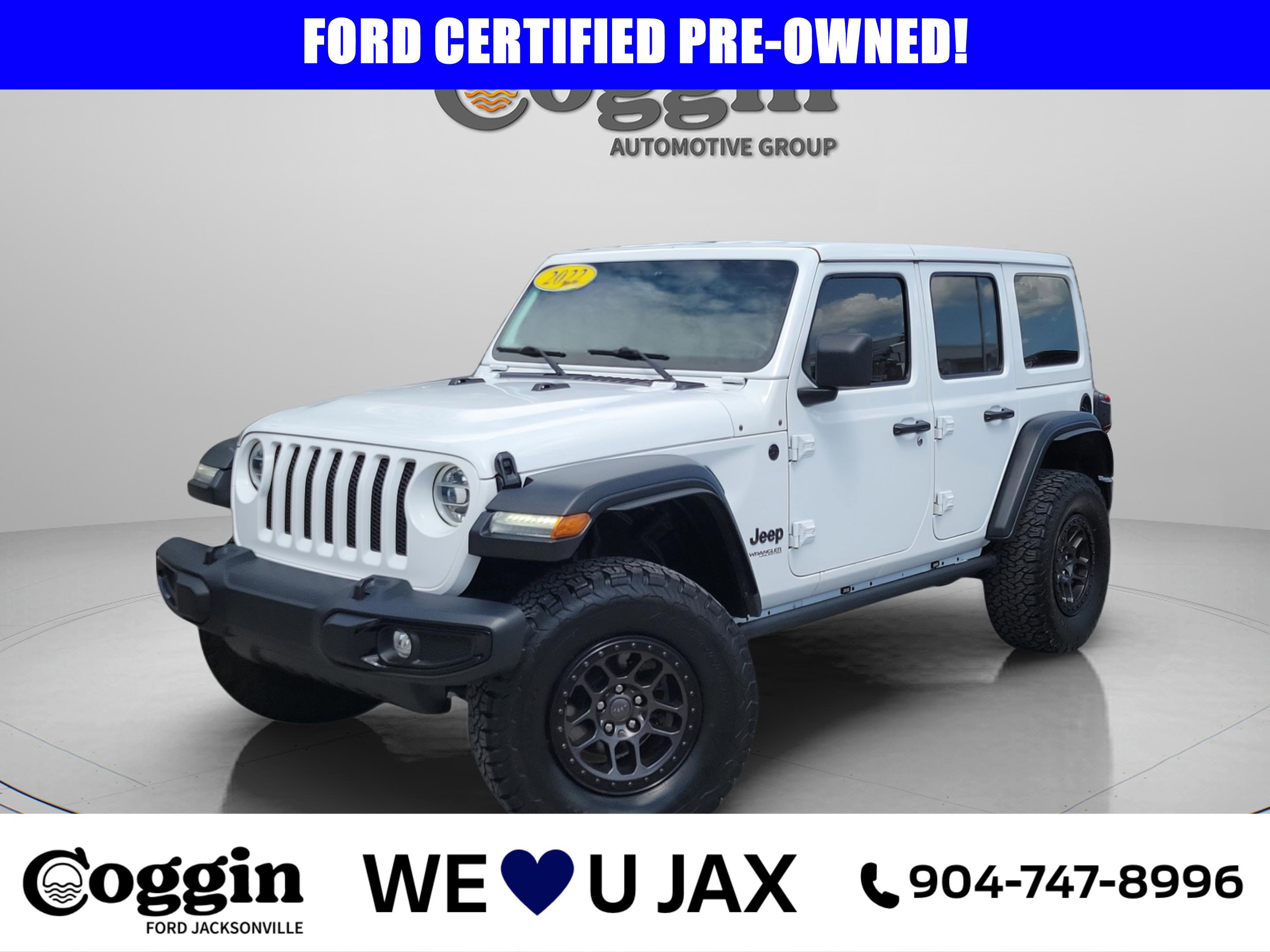 Used 2022 Jeep Wrangler Unlimited Sport image 1
