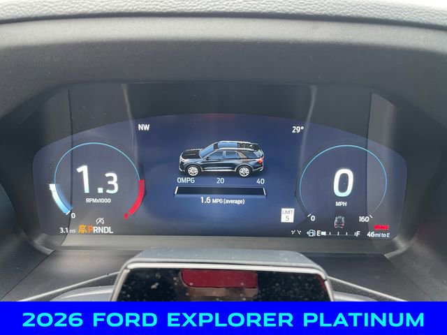 New 2026 Ford Explorer Platinum w/ LUX Leather Package image 2