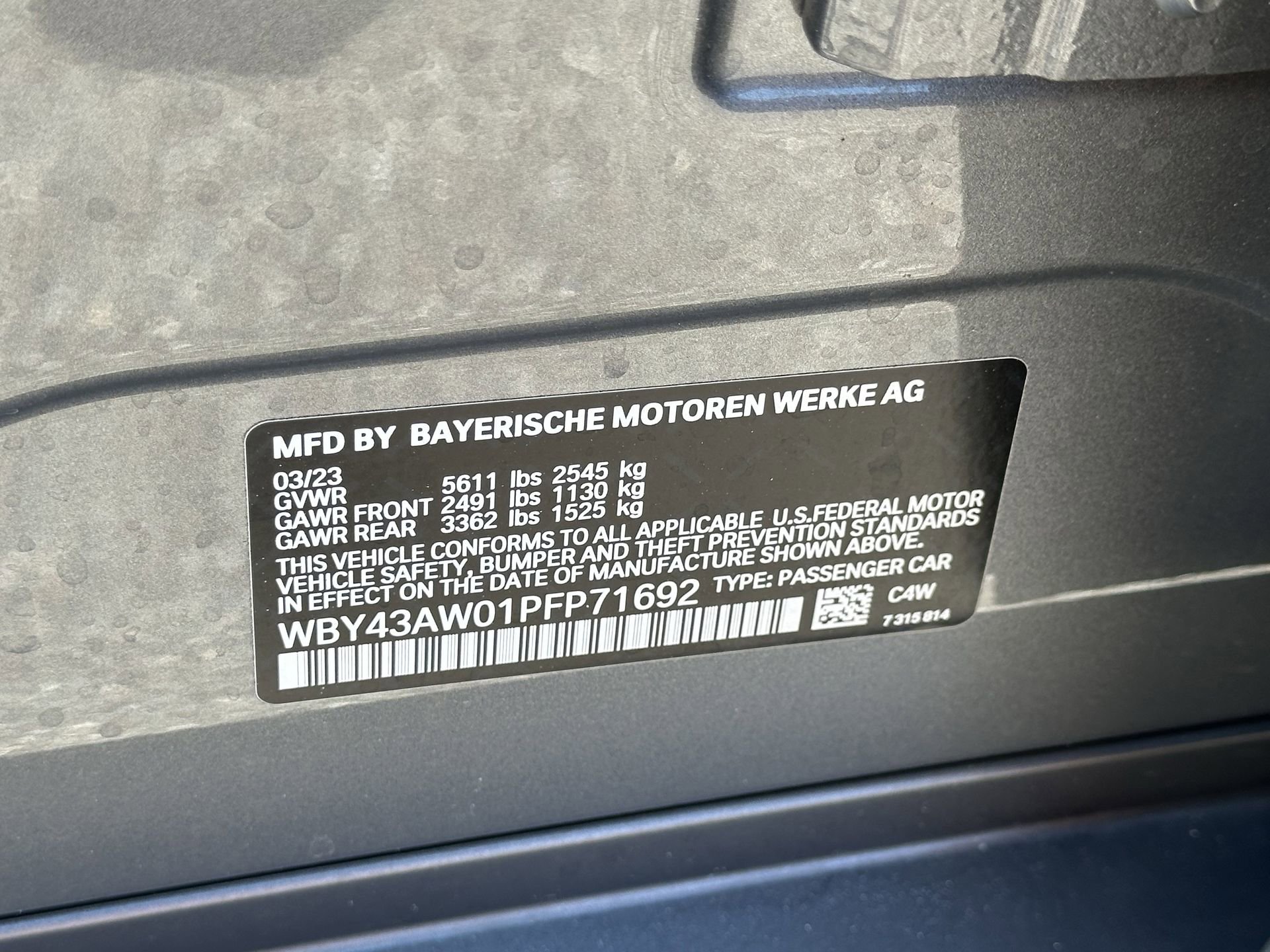 Certified 2023 BMW i4 eDrive35 w/ Premium Package RWD image 36