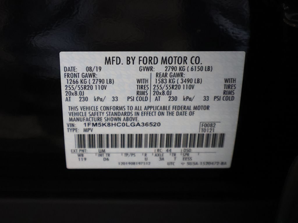 Used 2020 Ford Explorer Platinum w/ Premium Technology Package AWD/4WD image 58