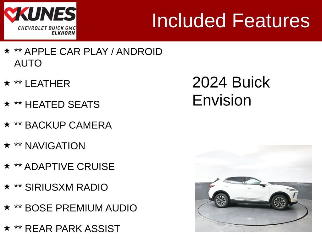 Used 2024 Buick Envision Preferred AWD/4WD image 2