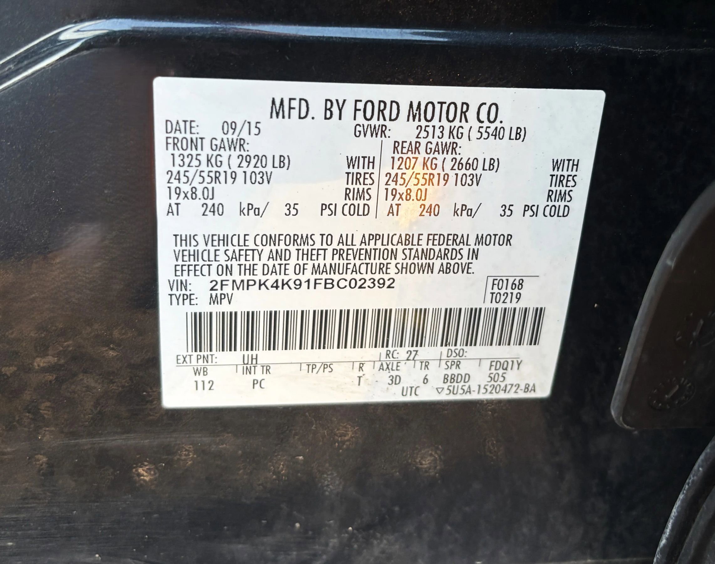 Used 2015 Ford Edge Titanium w/ Equipment Group 302A image 13
