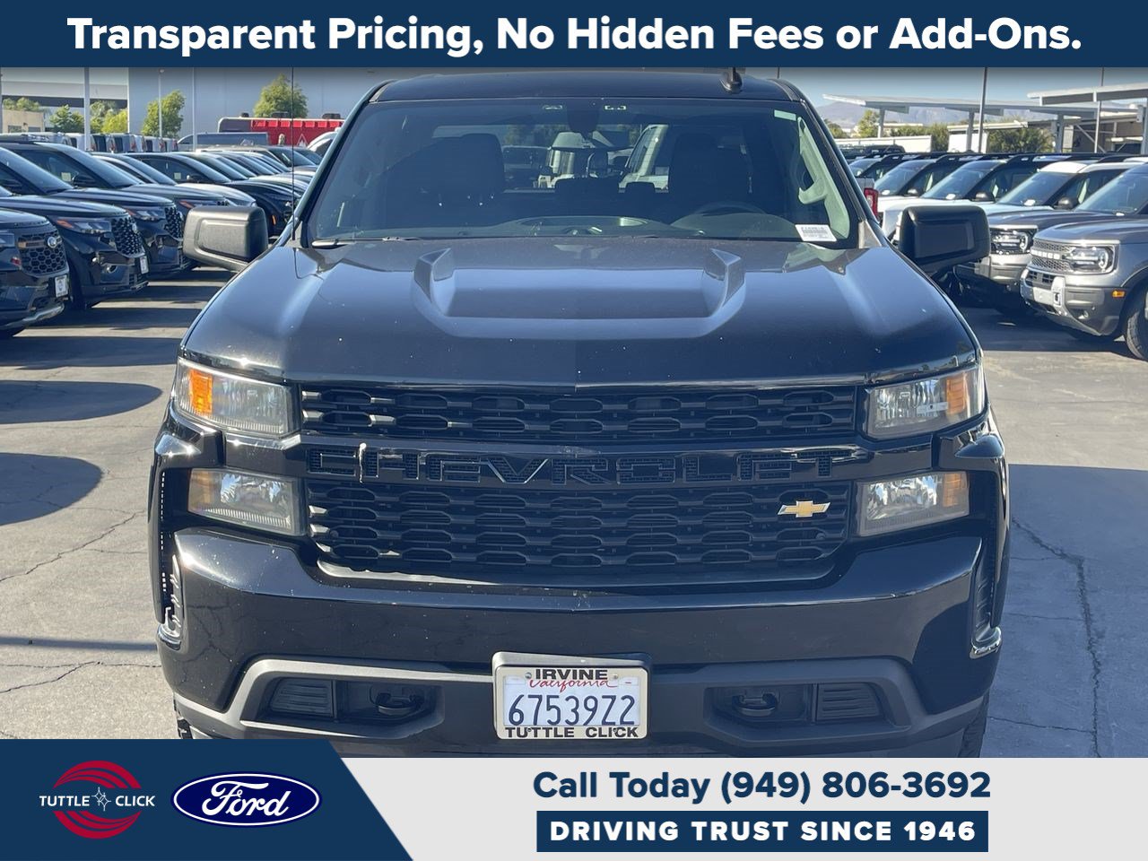 Used 2020 Chevrolet Silverado 1500 Custom w/ Custom Value Package RWD image 2