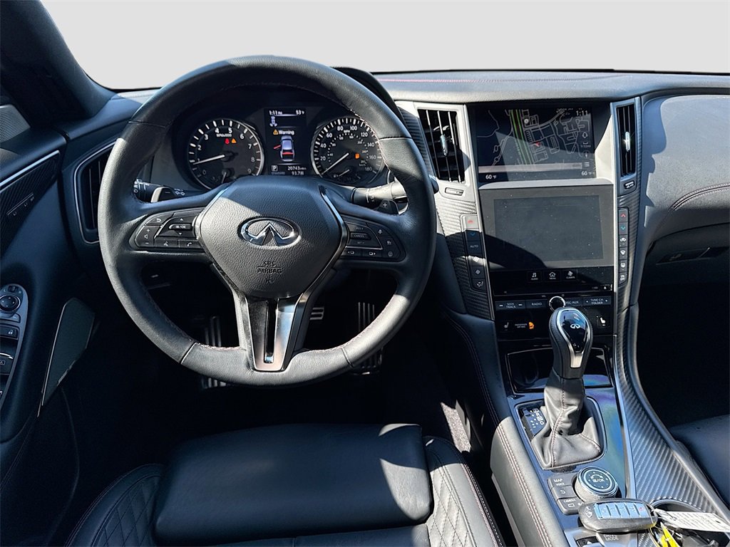 Used 2023 INFINITI Q50 Red Sport 400 w/ Black Opal Edition image 24