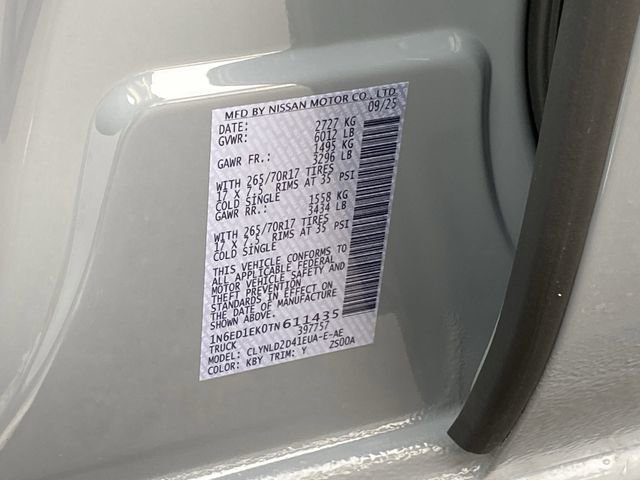 New 2026 Nissan Frontier PRO-4X image 39