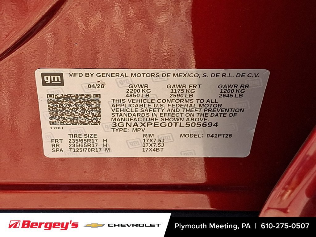 New 2026 Chevrolet Equinox LT w/ Safety and Technology Package AWD/4WD image 17