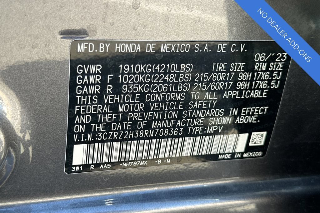 Certified 2024 Honda HR-V LX image 32