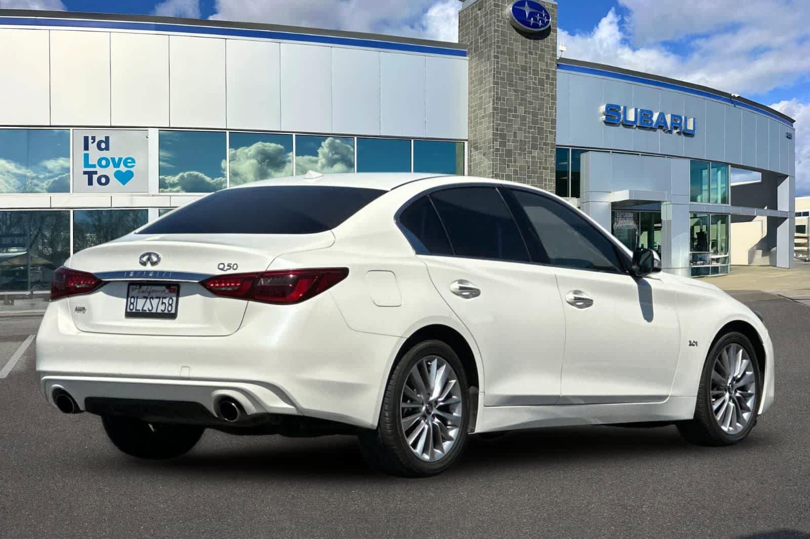 Used 2018 INFINITI Q50 Luxe AWD/4WD image 2