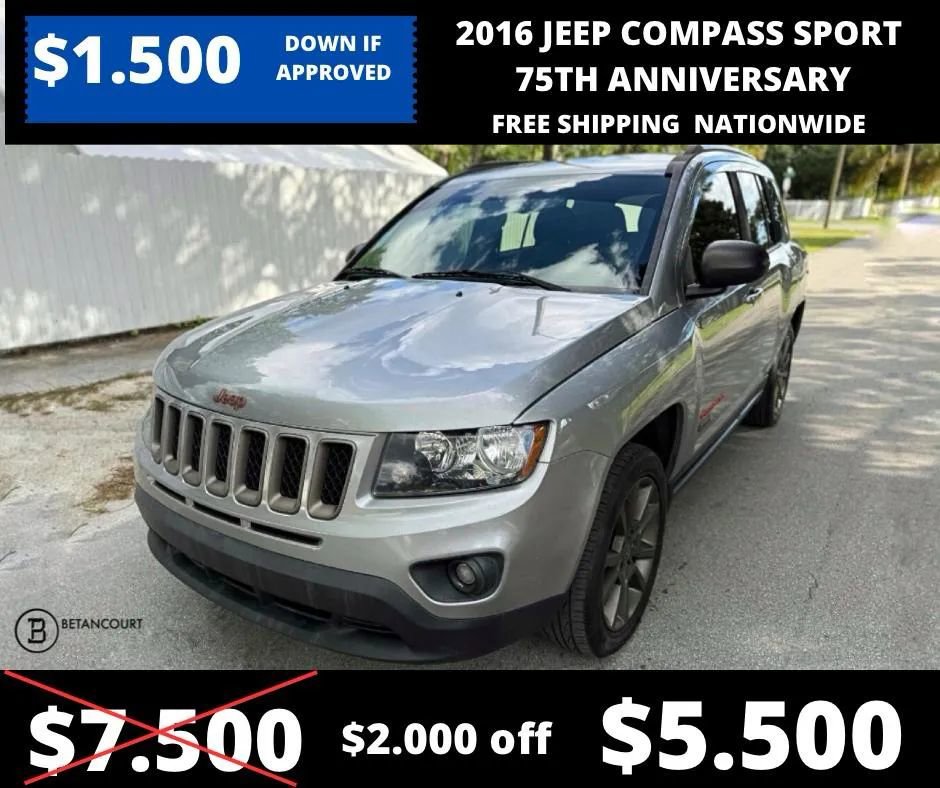 Used 2016 Jeep Compass 75th Anniversary w/ Power Value Group