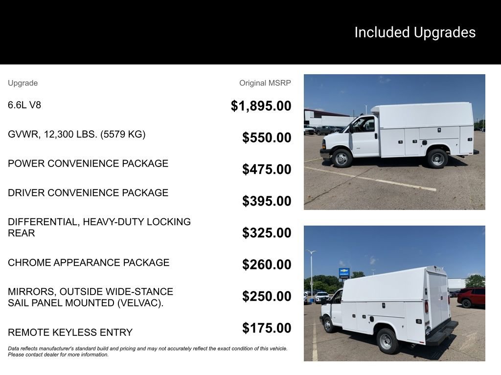 New 2024 Chevrolet Express 3500 w/ Power Convenience Package image 5