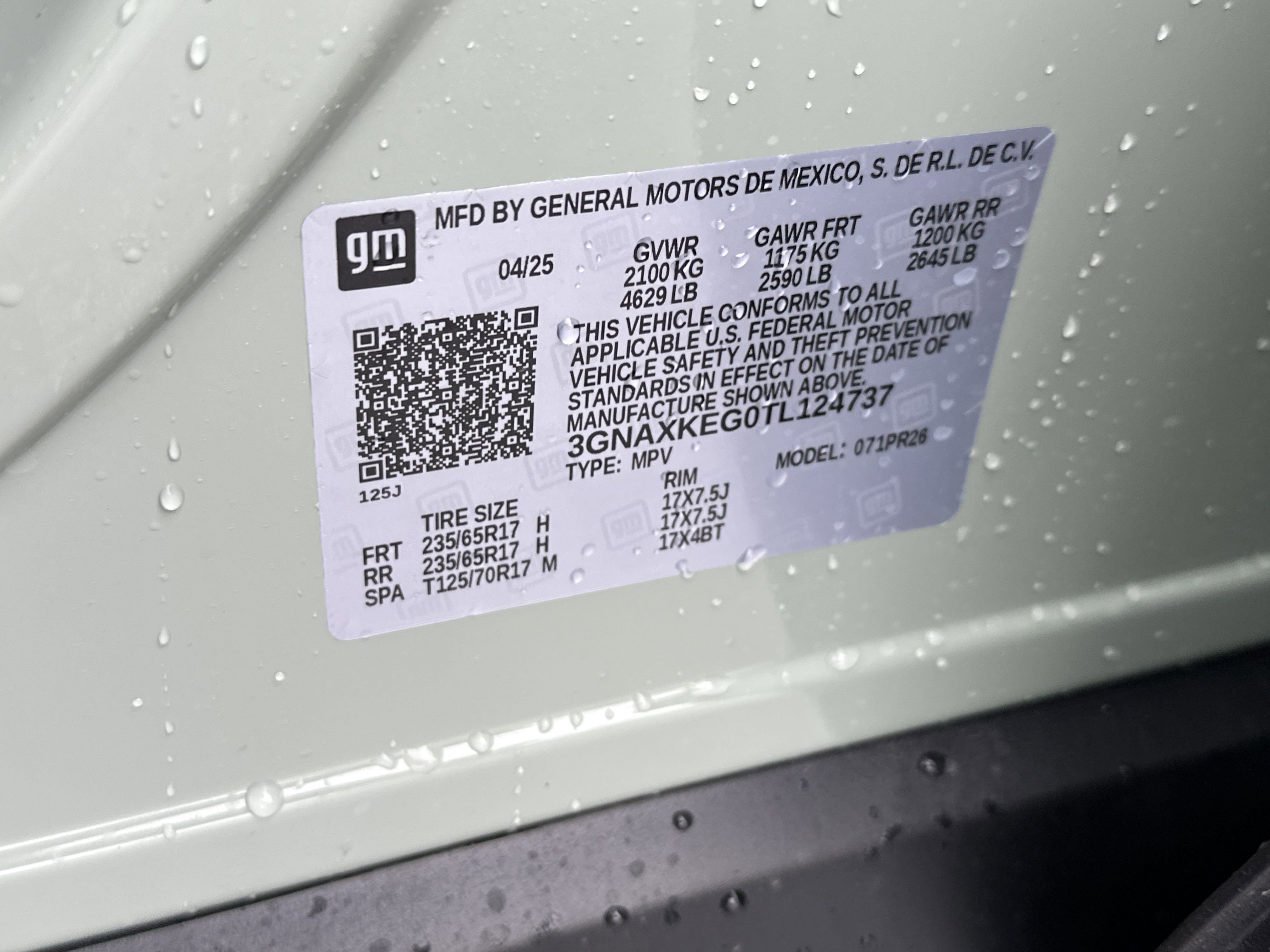 New 2026 Chevrolet Equinox ACTIV w/ Convenience Package III image 29