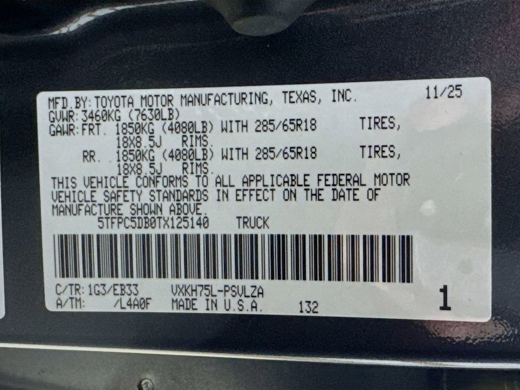 New 2026 Toyota Tundra TRD Pro image 28
