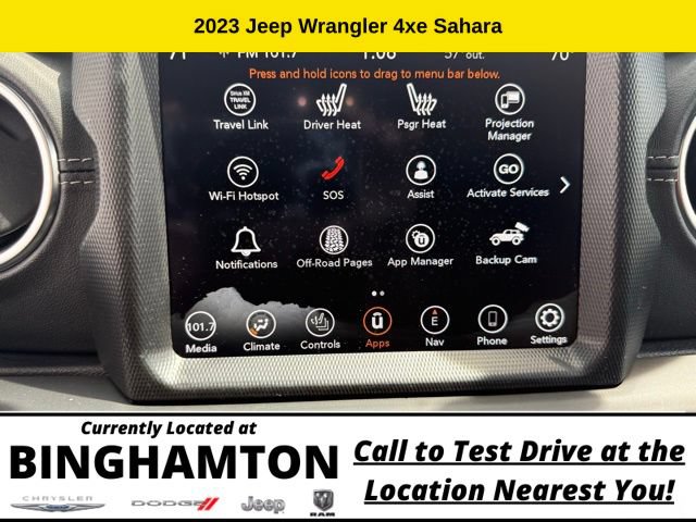 Used 2023 Jeep Wrangler Unlimited Sahara w/ Cold Weather Group AWD/4WD image 17