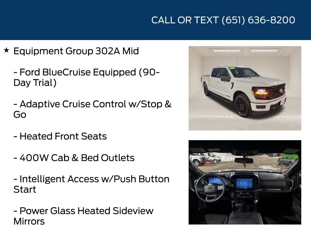 Used 2024 Ford F150 XLT w/ Equipment Group 302A MID image 15