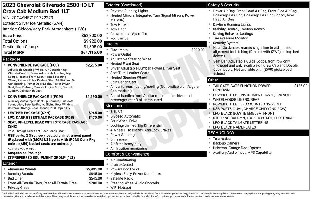 Used 2023 Chevrolet Silverado 2500 LT w/ Convenience Package image 34