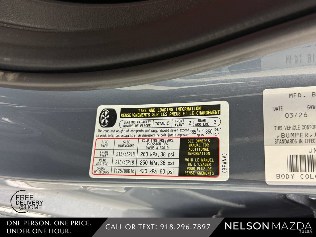 New 2026 MAZDA MAZDA3 Hatchback w/Premium Plus Pkg AWD/4WD image 54