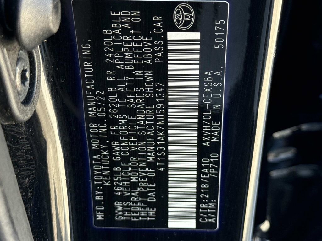 Used 2022 Toyota Camry SE w/ Cold Weather Package FWD image 30