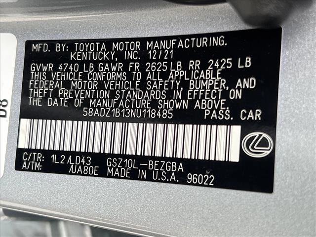 Used 2022 Lexus ES 350 w/ Premium Package image 27