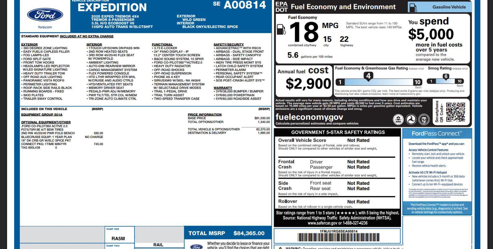 Used 2025 Ford Expedition Tremor image 4