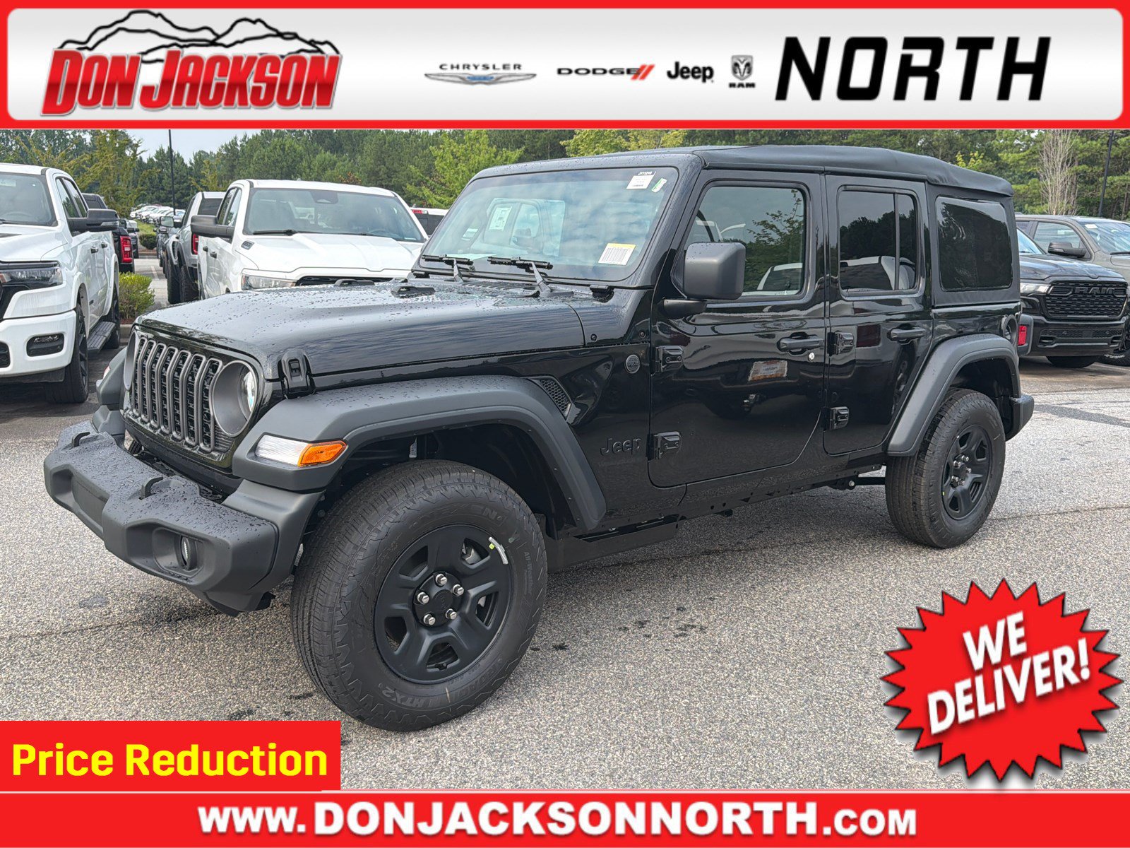 New 2026 Jeep Wrangler Unlimited Sport AWD/4WD image 1