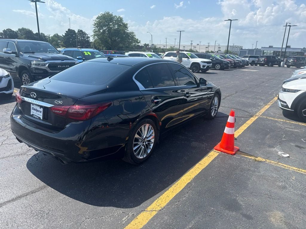 Used 2021 INFINITI Q50 Luxe w/ Cargo Package AWD/4WD image 6
