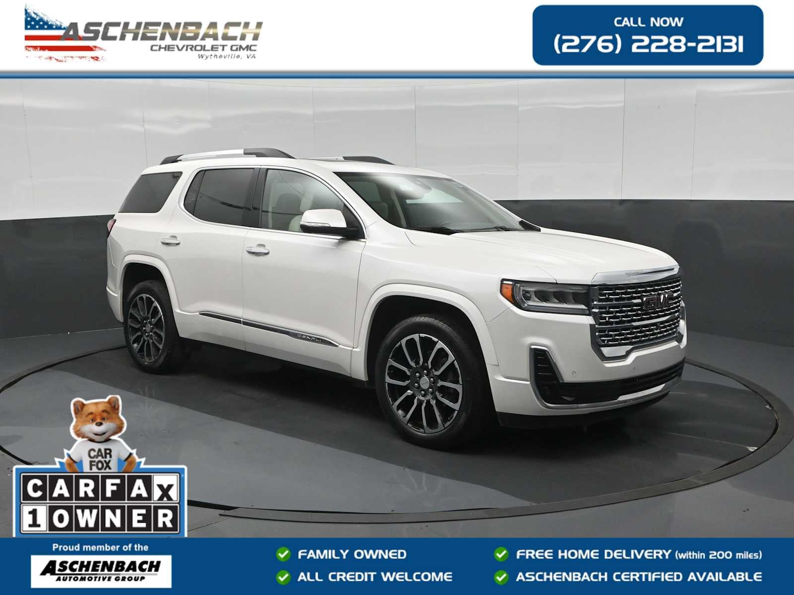 Used 2020 GMC Acadia Denali w/ Technology Package