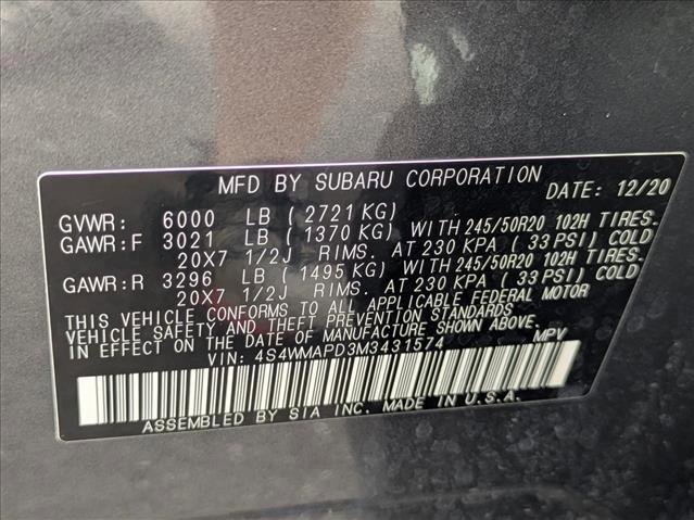 Used 2021 Subaru Ascent Limited w/ Technology Package image 24