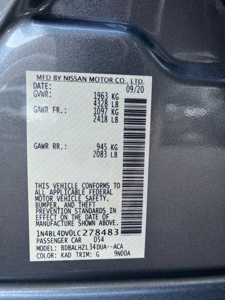 Used 2020 Nissan Altima 2.5 SV FWD image 11