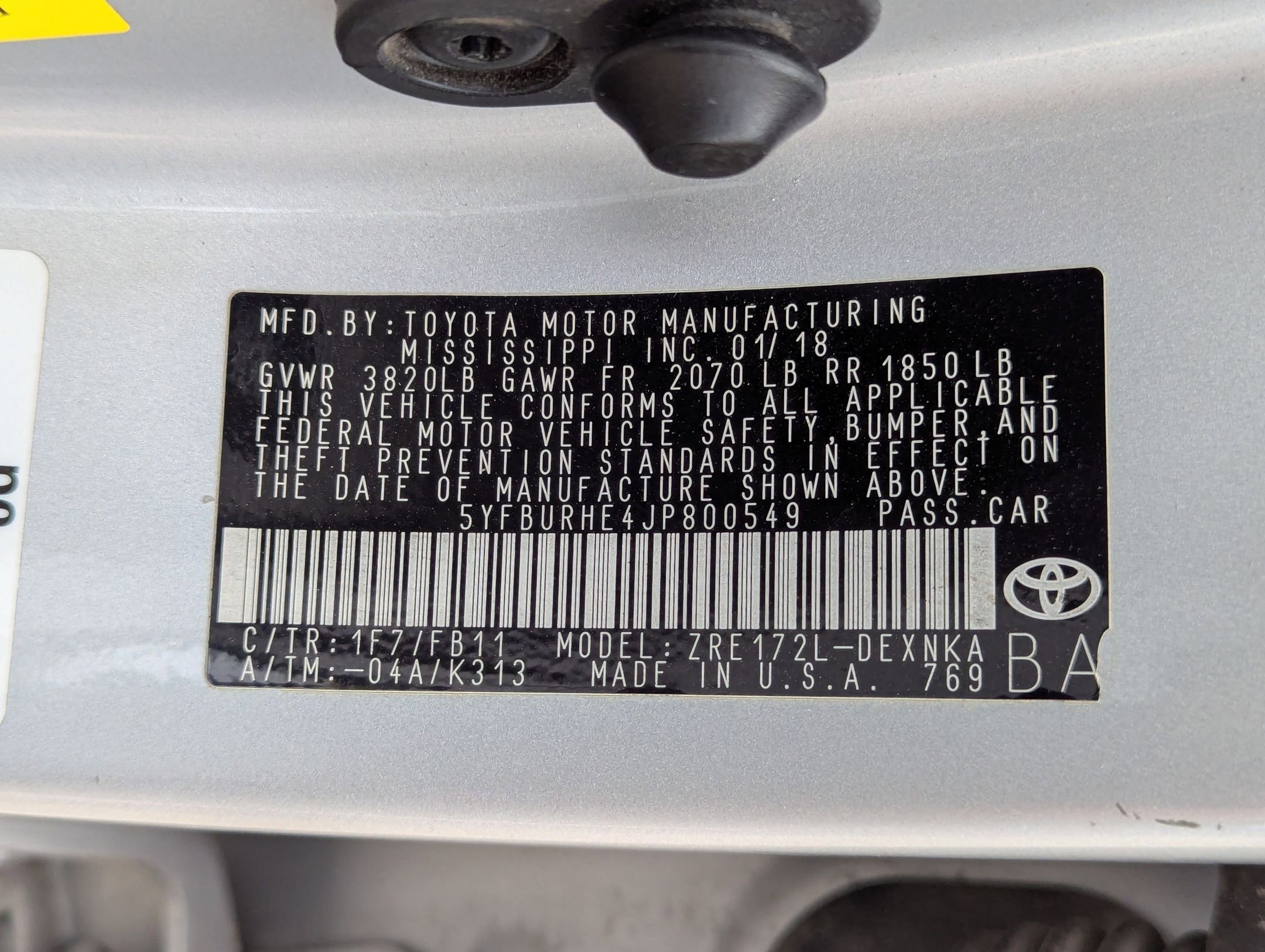 Used 2018 Toyota Corolla L image 32