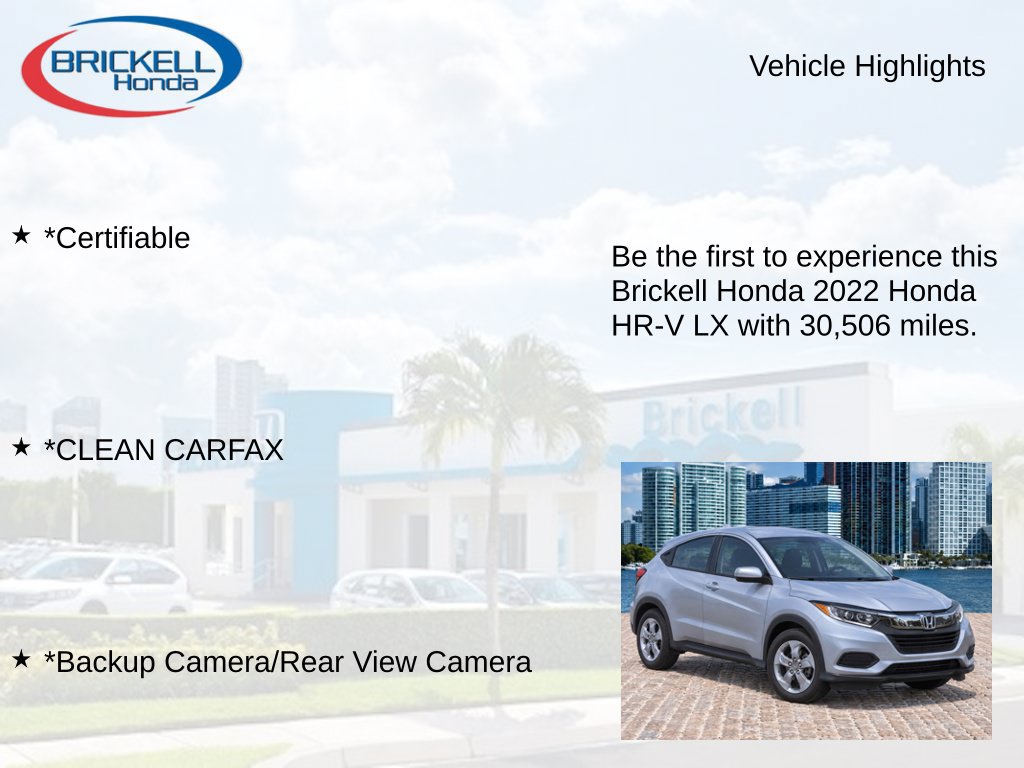 Used 2022 Honda HR-V LX image 8