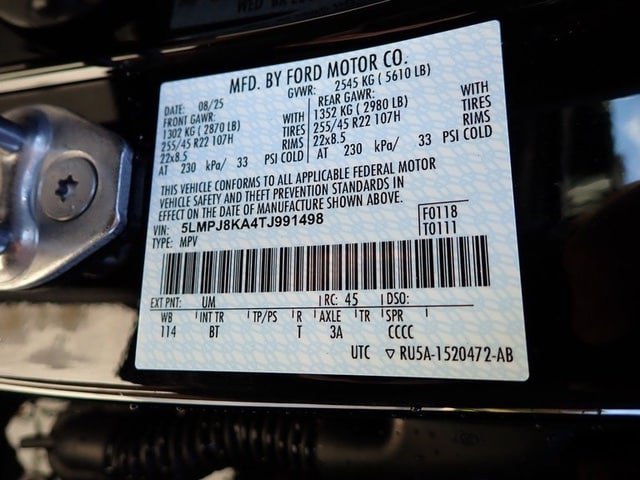 New 2026 Lincoln Nautilus Reserve w/ Jet Appearance Package AWD/4WD image 23