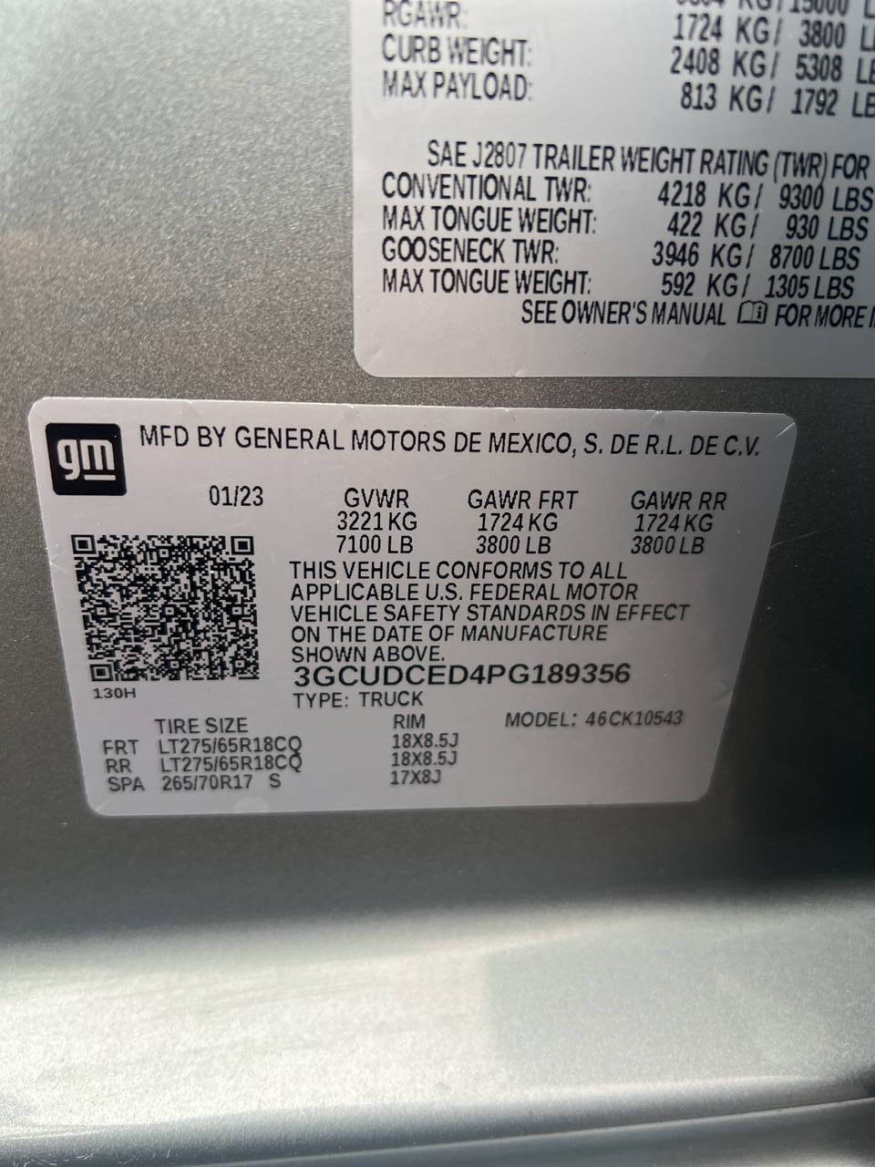 Used 2023 Chevrolet Silverado 1500 Custom Trail Boss image 64