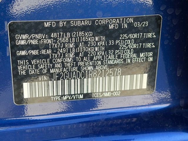 Used 2024 Subaru Crosstrek 2.0i Premium AWD/4WD image 34