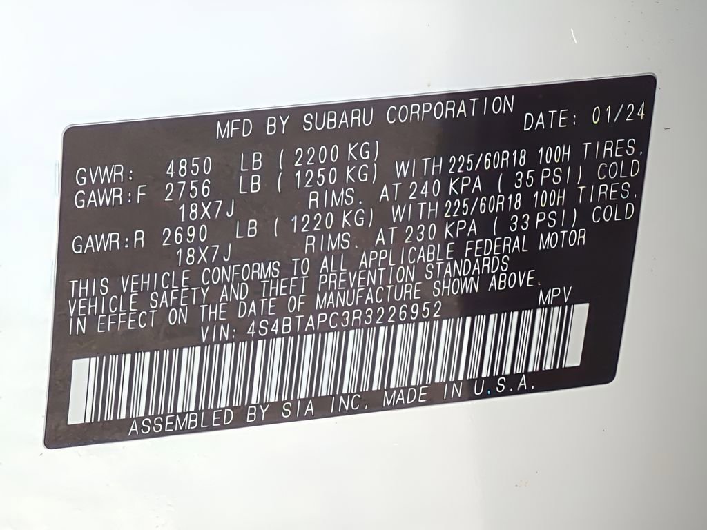 Used 2024 Subaru Outback Touring image 33