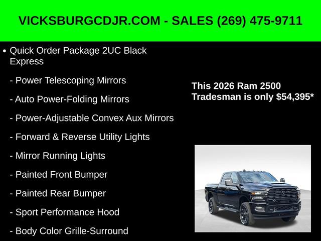 New 2026 RAM 2500 Tradesman image 22