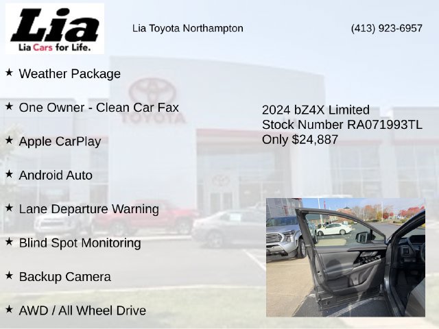 Used 2024 Toyota bZ4X AWD w/ Weather Package image 7