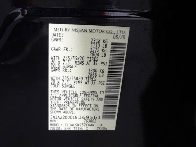 Used 2020 Nissan Murano Platinum w/ Cargo Package image 22