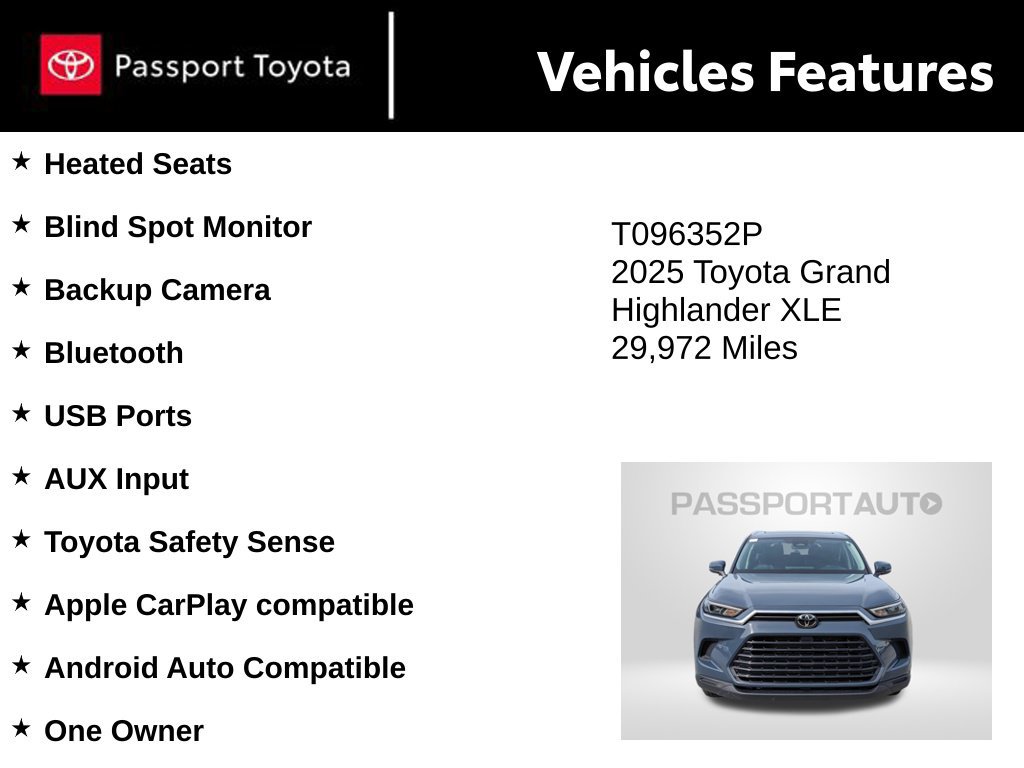 Used 2025 Toyota Grand Highlander AWD image 10